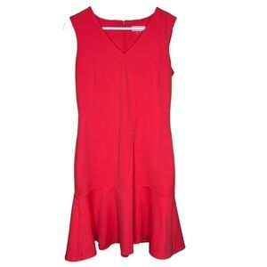 Calvin Klein Womens Pink Sleeveless A-Line Dress SIZE 8